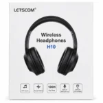 LETSCOM H10 wireless headphones retail box