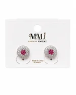 Silver stud earrings for girls and women in Pakistan