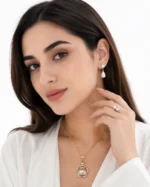 Floral Pearl Jewellery Set for Women